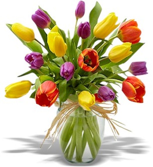 Rainbow Tulips - LAS VEGAS BOUQUET OF DEALS